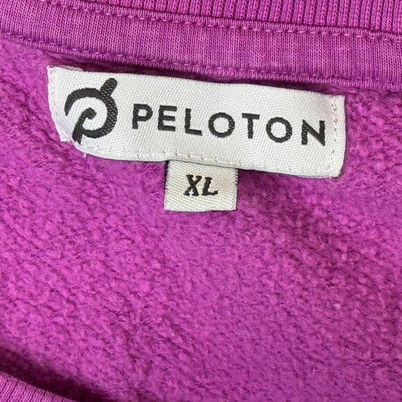 Peloton Sweatshirt Womens XL Pink Pullover Crewneck Top Athletic Workout Gym - Picture 5 of 10